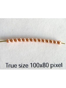 Swar Pearl 2mm Rose Gold