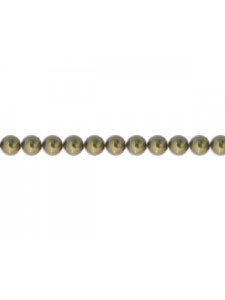 Swar Round Pearl 3mm Antique Brass