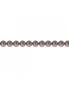 Swar Round Pearl 3mm Burgundy