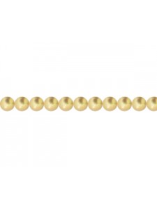 Swar Round Pearl 3mm Bright Gold