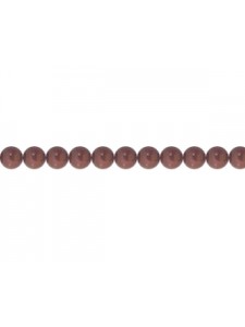 Swar Round Pearl 3mm Bordeaux