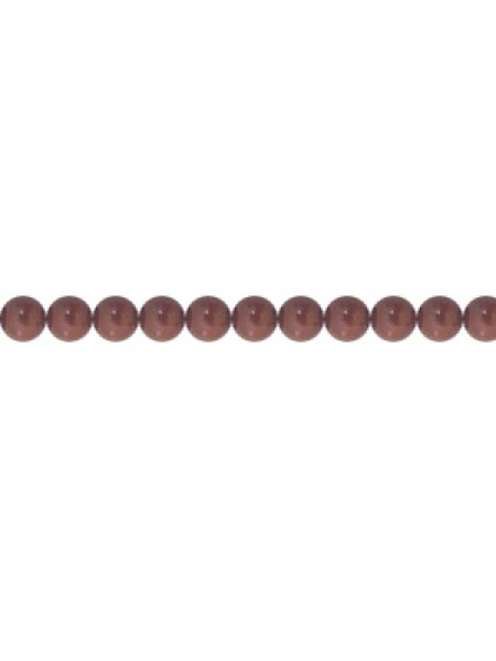 Swar Round Pearl 3mm Bordeaux