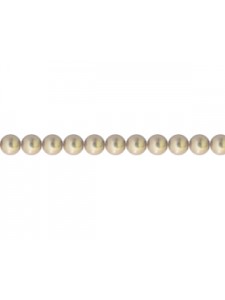 Swar Round Pearl 3mm Bronze