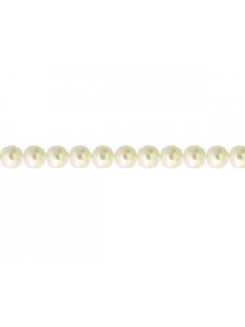 Swar Round Pearl 3mm Cream Rose Light