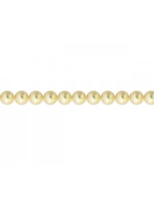 Swar Round Pearl 3mm Gold