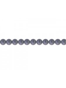 Swar Round Pearl 3mm Dark Purple