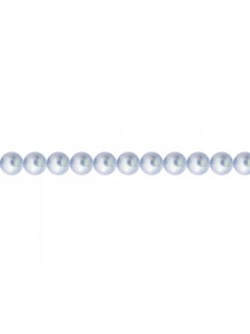 Swar Round Pearl 3mm Light Blue