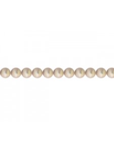 Swar Round Pearl 3mm Powder Almond