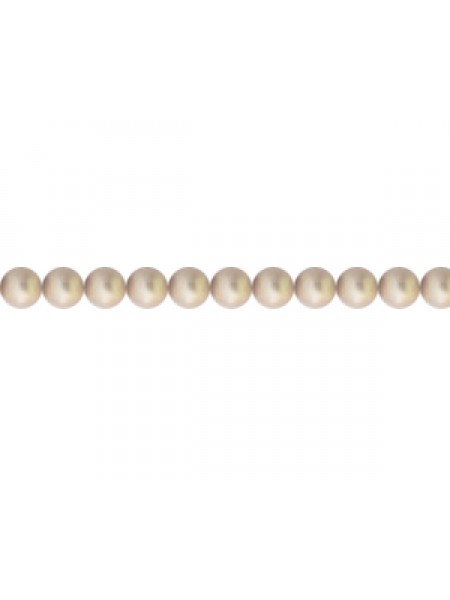 Swar Round Pearl 3mm Powder Almond