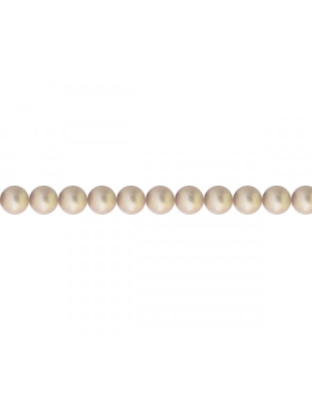 Swar Round Pearl 3mm Powder Almond