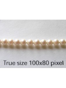 Swar Round Pearl 3mm Pearlescent White