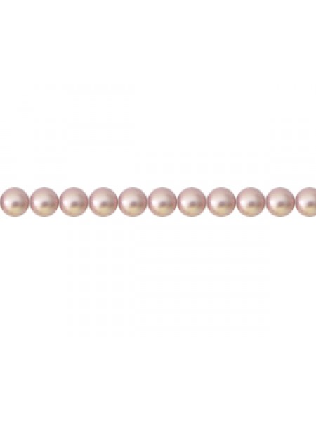 Swar Round Pearl 3mm Powder Rose