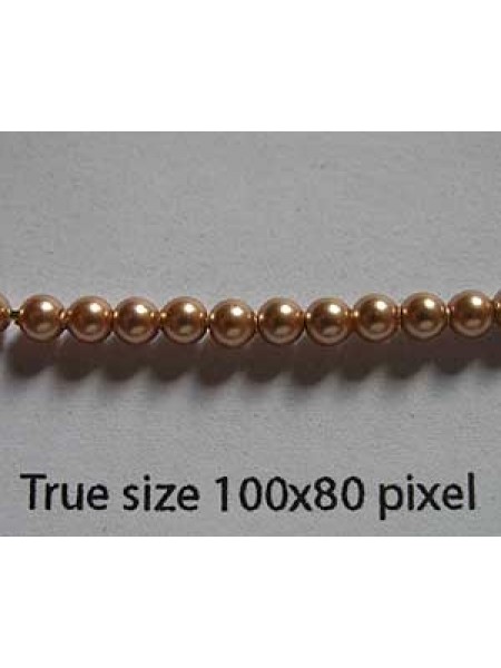 Swar Round Pearl 3mm Rose Gold