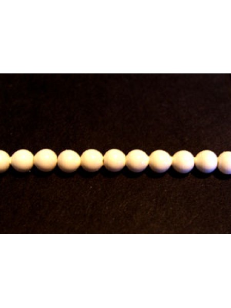 Swar Round Pearl 3mm Round Ivory