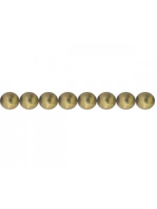 Swar Round Pearl 4mm Antique Brass