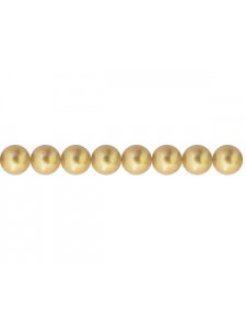 Swar Round Pearl 4mm Bright Gold