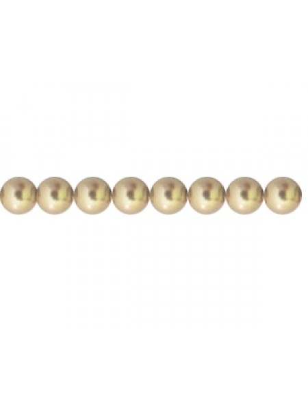 Swar Round Pearl 4mm Bronze