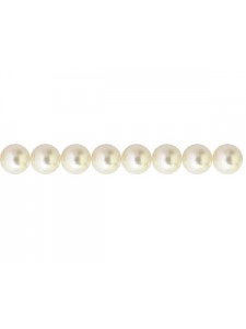 Swar Round Pearl 4mm Cream Rose