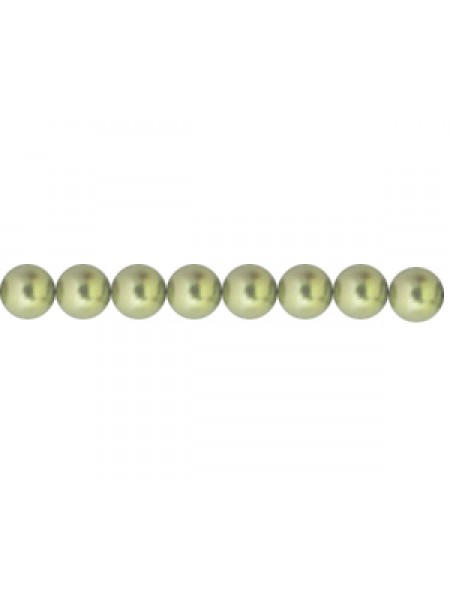 Swar Round Pearl 4mm Light Green