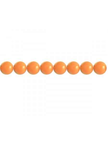 Swar Round Pearl 4mm Coral
