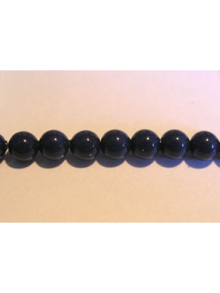 Swar Pearl  4mm Round Dark Lapis