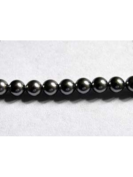 Swar Pearl 4mm Round Grey