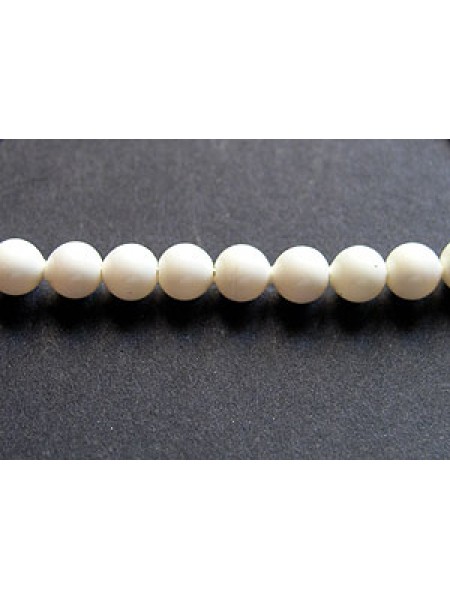 Swar Pearl 4mm Round Ivory