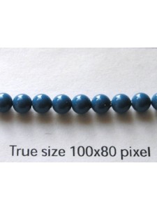 Swar Pearl  4mm Round Lapis