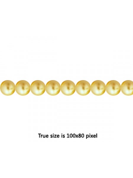 Swar Pearl 4mm Light Gold