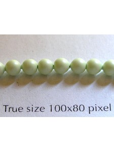 Swar Pearl 4mm Round Pastel Green