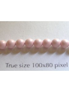 Swar Pearl 4mm Round Pastel Rose