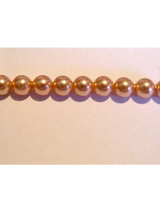 Swar Pearl  4mm Round Rose Peach