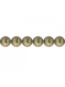 Swar Pearl 5mm Antique Brass