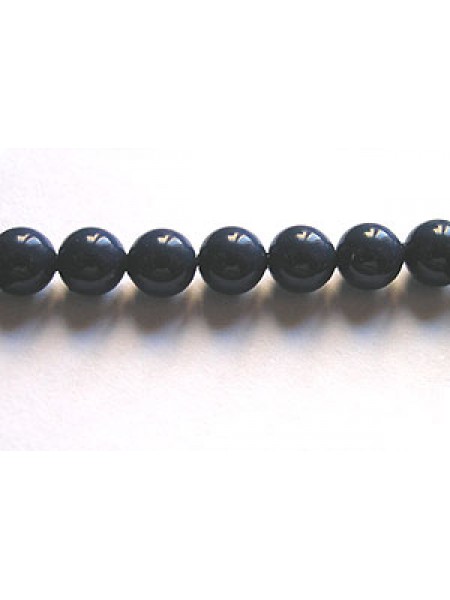 Swar Pearl 5mm Round Dark Lapis