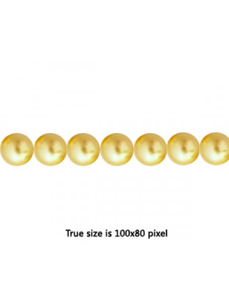Swar Pearl 5mm Light Gold