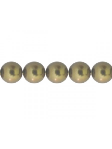 Swar Pearl 6mm Antique Brass