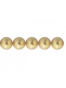 Swar Pearl 6mm Bright Gold