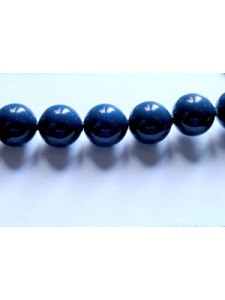 Swar Pearl  6mm Round Dark Lapis