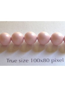 Swar Pearl 6mm Round Pastel Rose