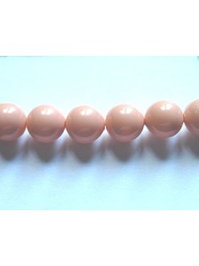 Swar Pearl 6mm Round Pink Coral