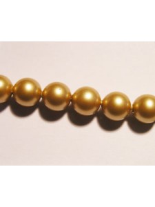 Swar Pearl 6mm Vintage Gold