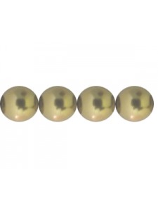 Swar Pearl 8mm Antique Brass