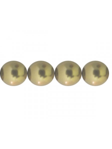 Swar Pearl 8mm Antique Brass