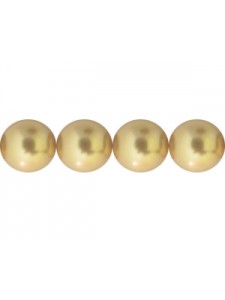 Swar Pearl 8mm Bright Gold