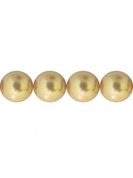 Swar Pearl 8mm Bright Gold