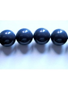 Swar Pearl 8mm Round Dark Lapis