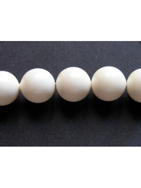 Swar Pearl 8mm Round Ivory