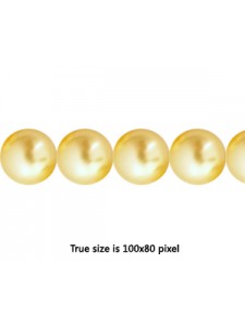 Swar Pearl 8mm Light Gold