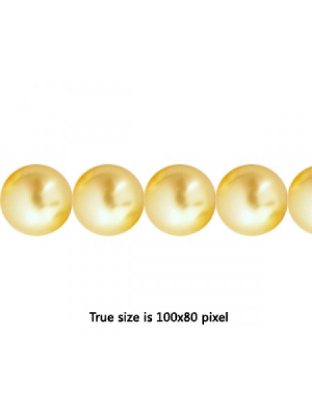 Swar Pearl 8mm Light Gold