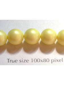 Swar Pearl 8mm Pastel Yellow